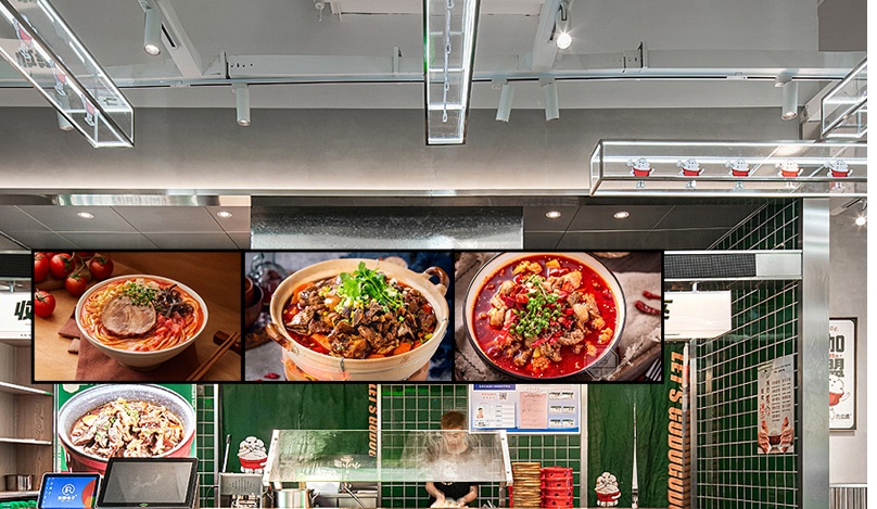 restaurant digital signage manu board