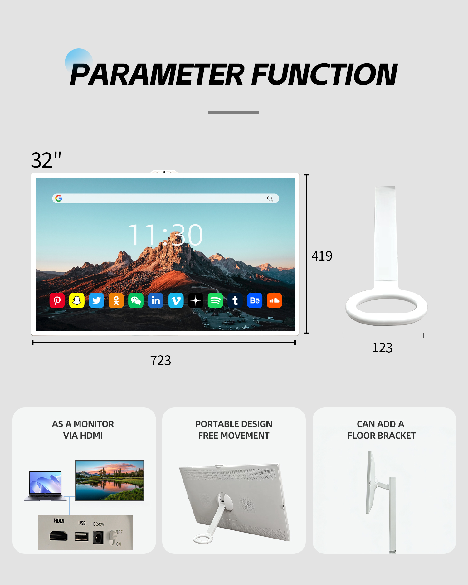 portable tv tablet