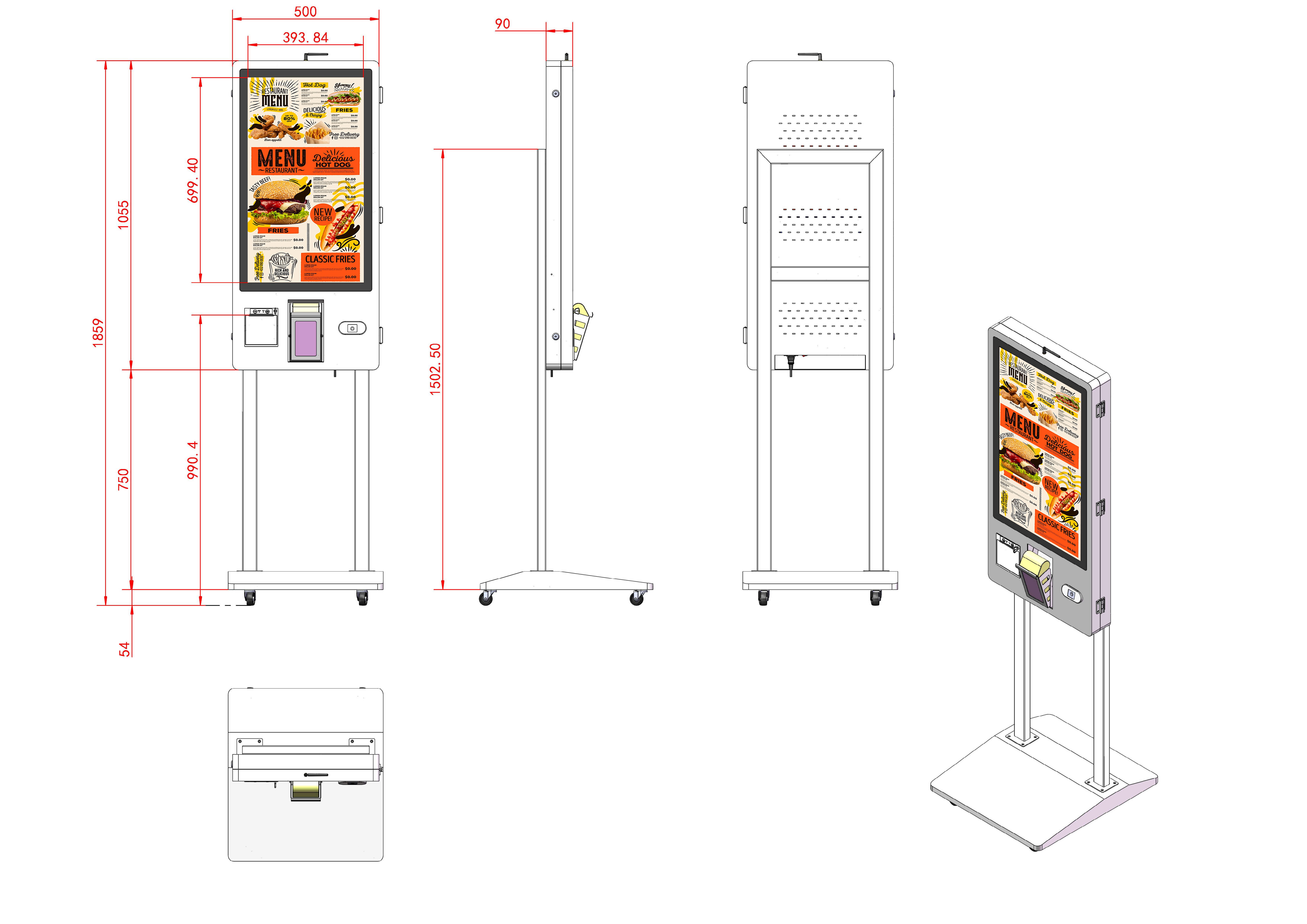 self order payment kiosk