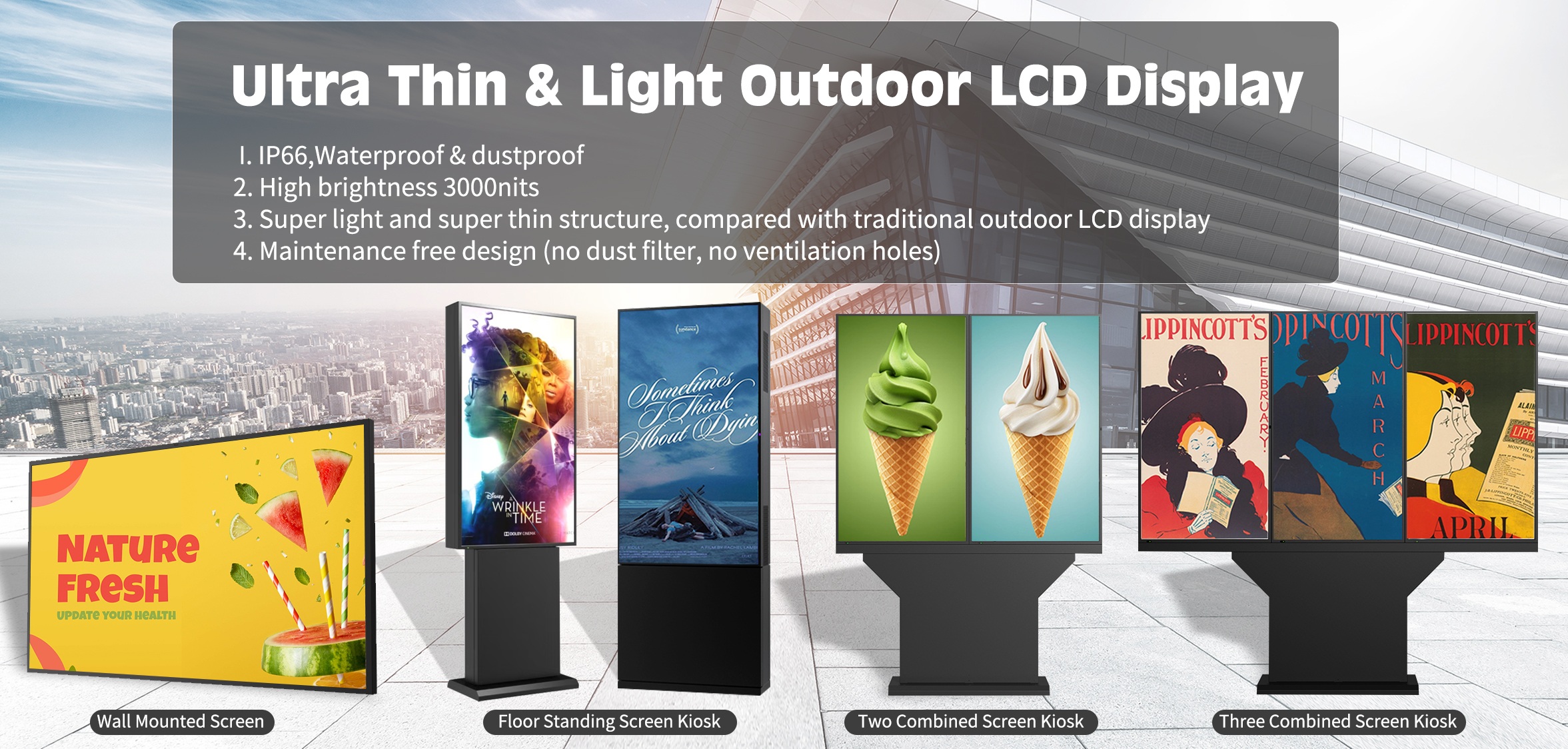 Outdoor Digital Display Signage