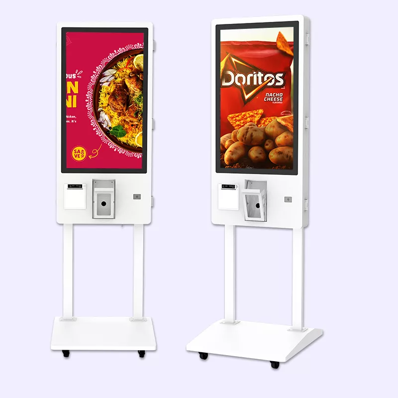 Equipped with casters, the ordering kiosk can be easily moved by a single person, allowing you to position it anywhere in your establishment.
