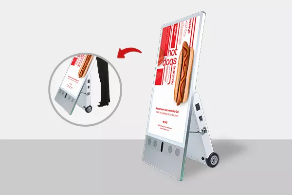 outdoor battery digital sigange