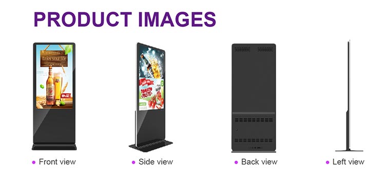 vertical digital totem