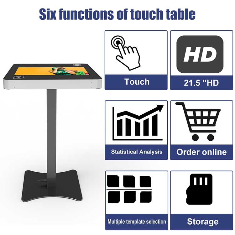 intraractive screen coffee table
