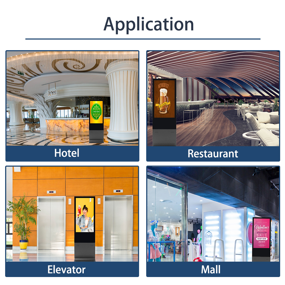 floor standing digital signage