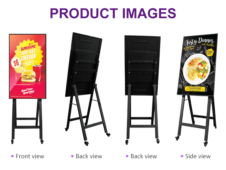 portable digital menu display