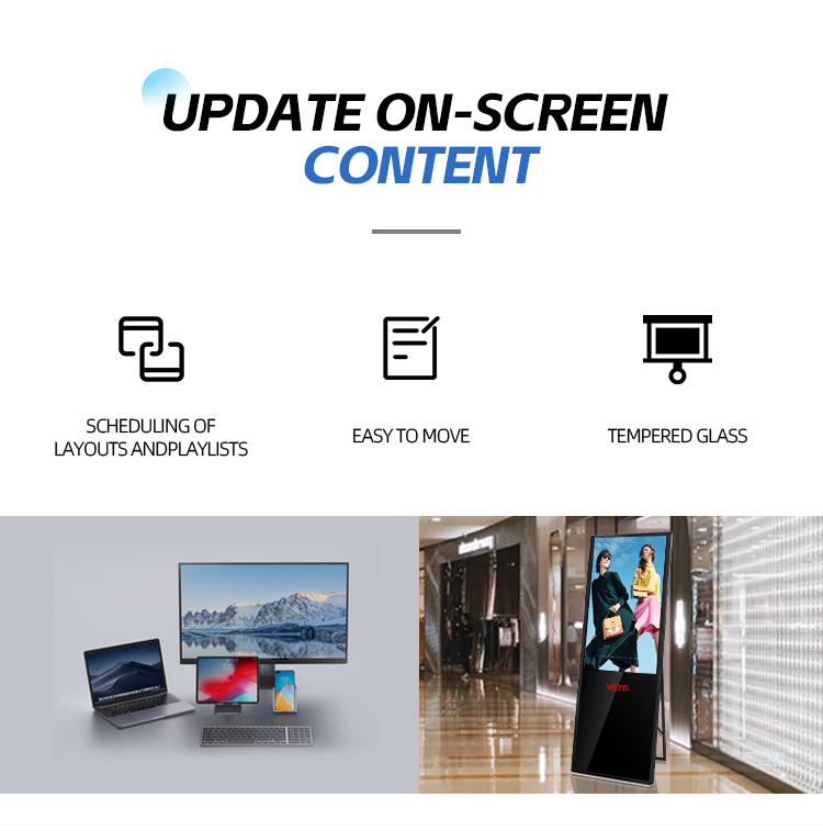 portable digital poster
