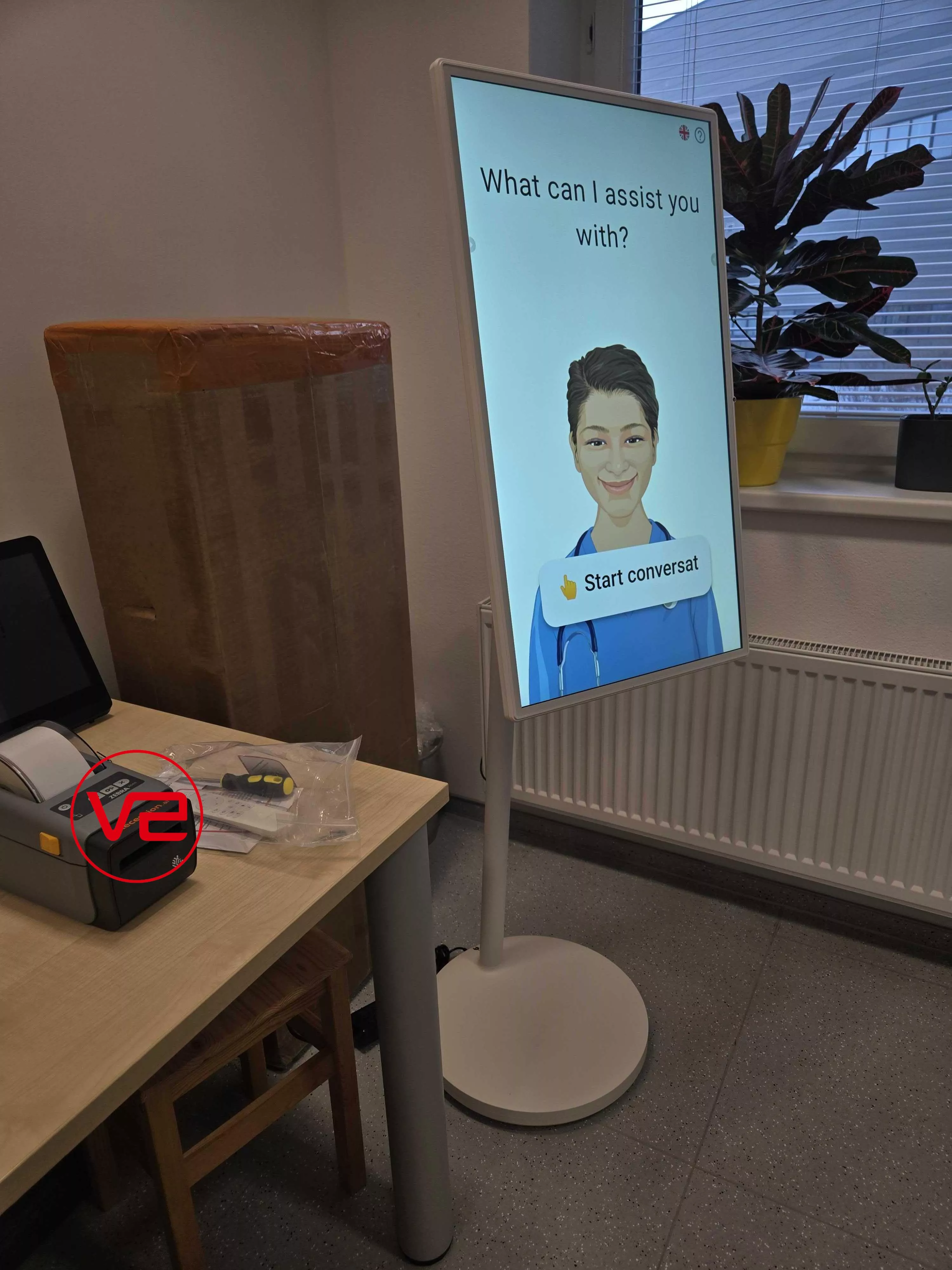 digital signage in hospitals
