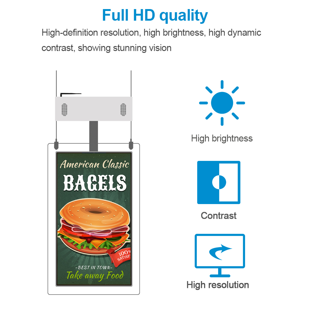 double sided digital signage