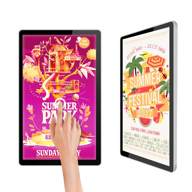 Wall display Digital signage split screen