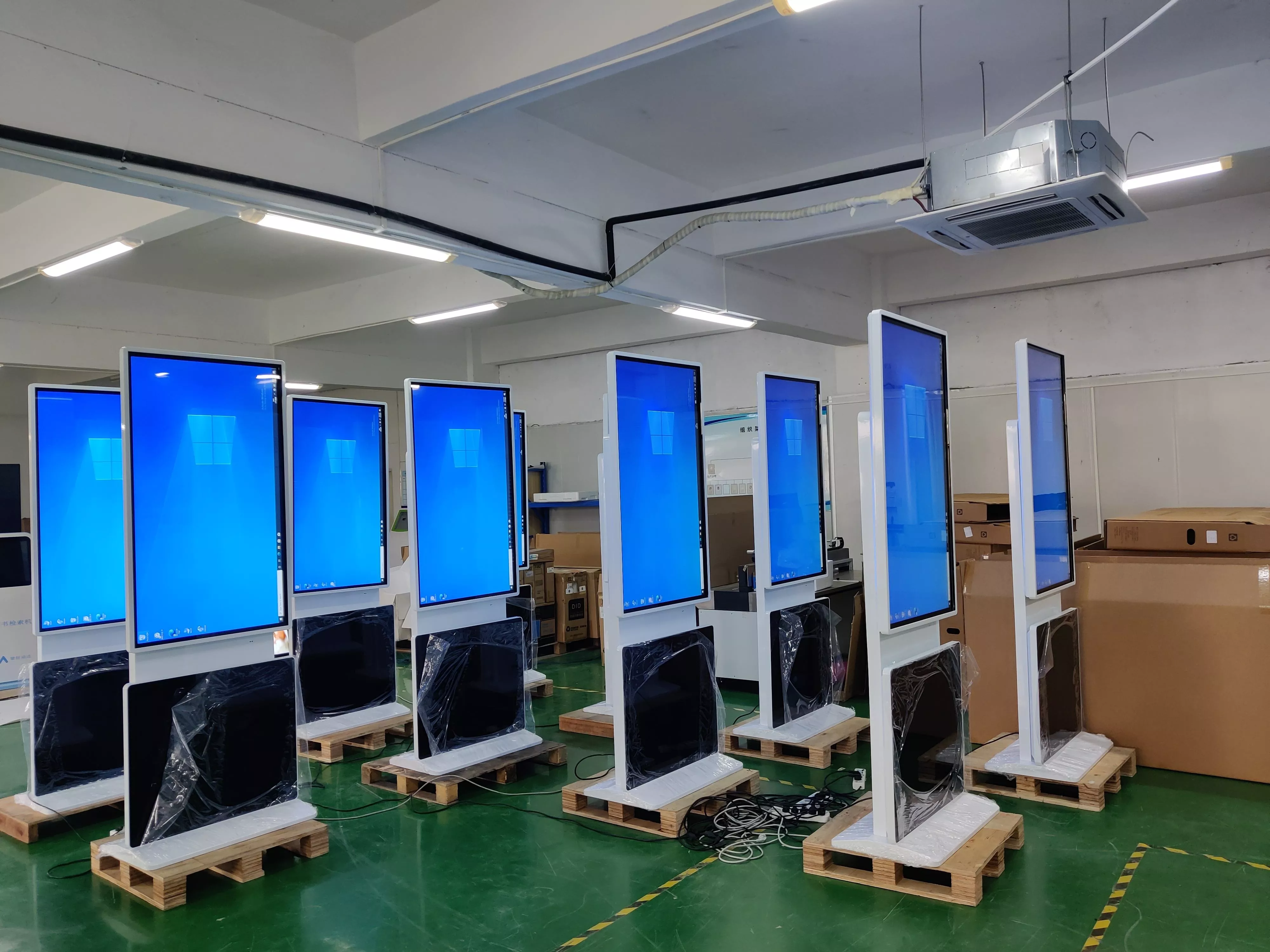 rotating touch screen kiosk