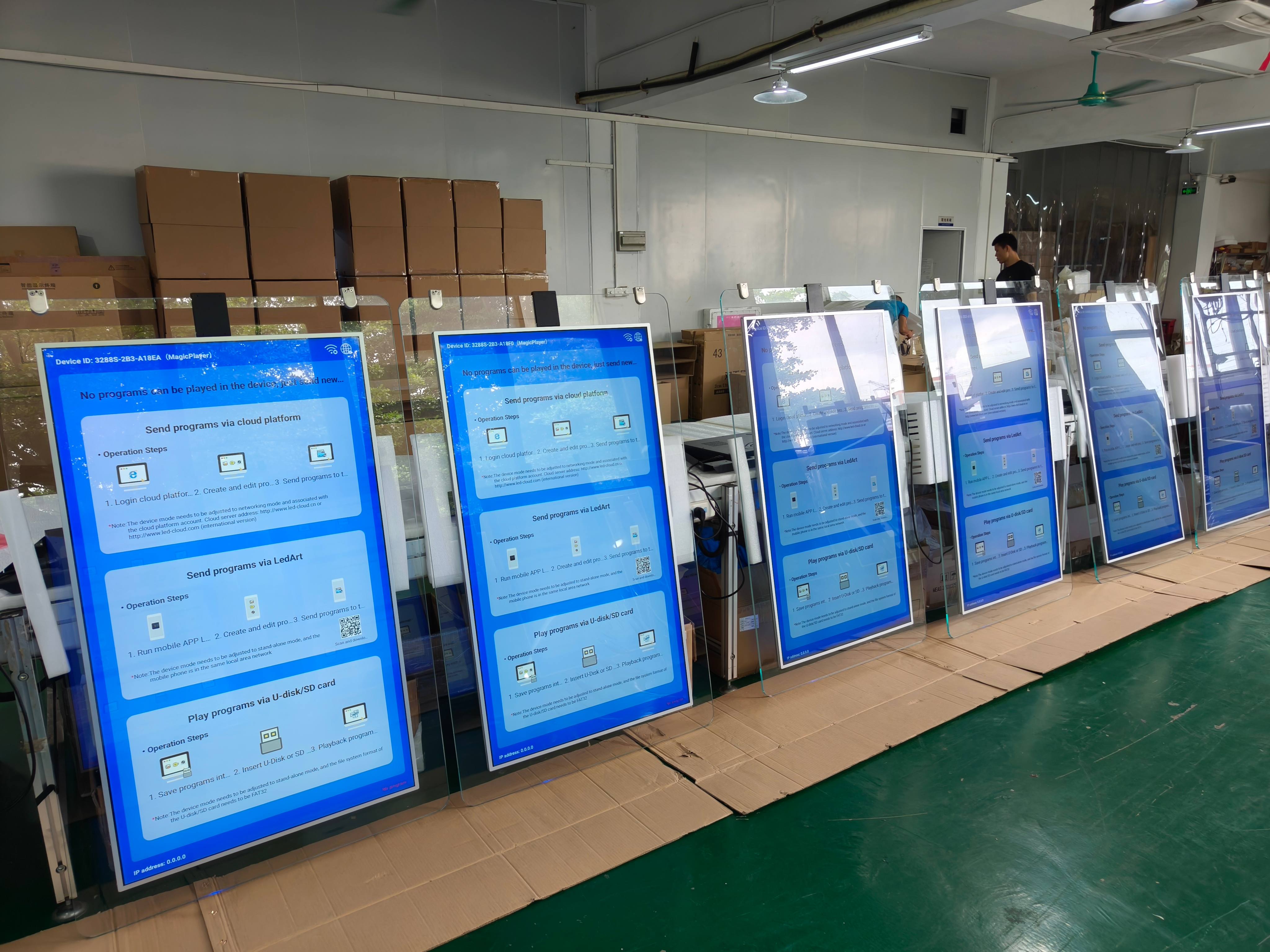 LCD Hanging Double Sided Displays
