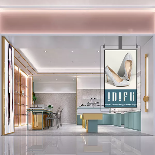 Hanging digital signage