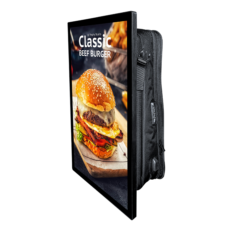 Digital backpack billboard