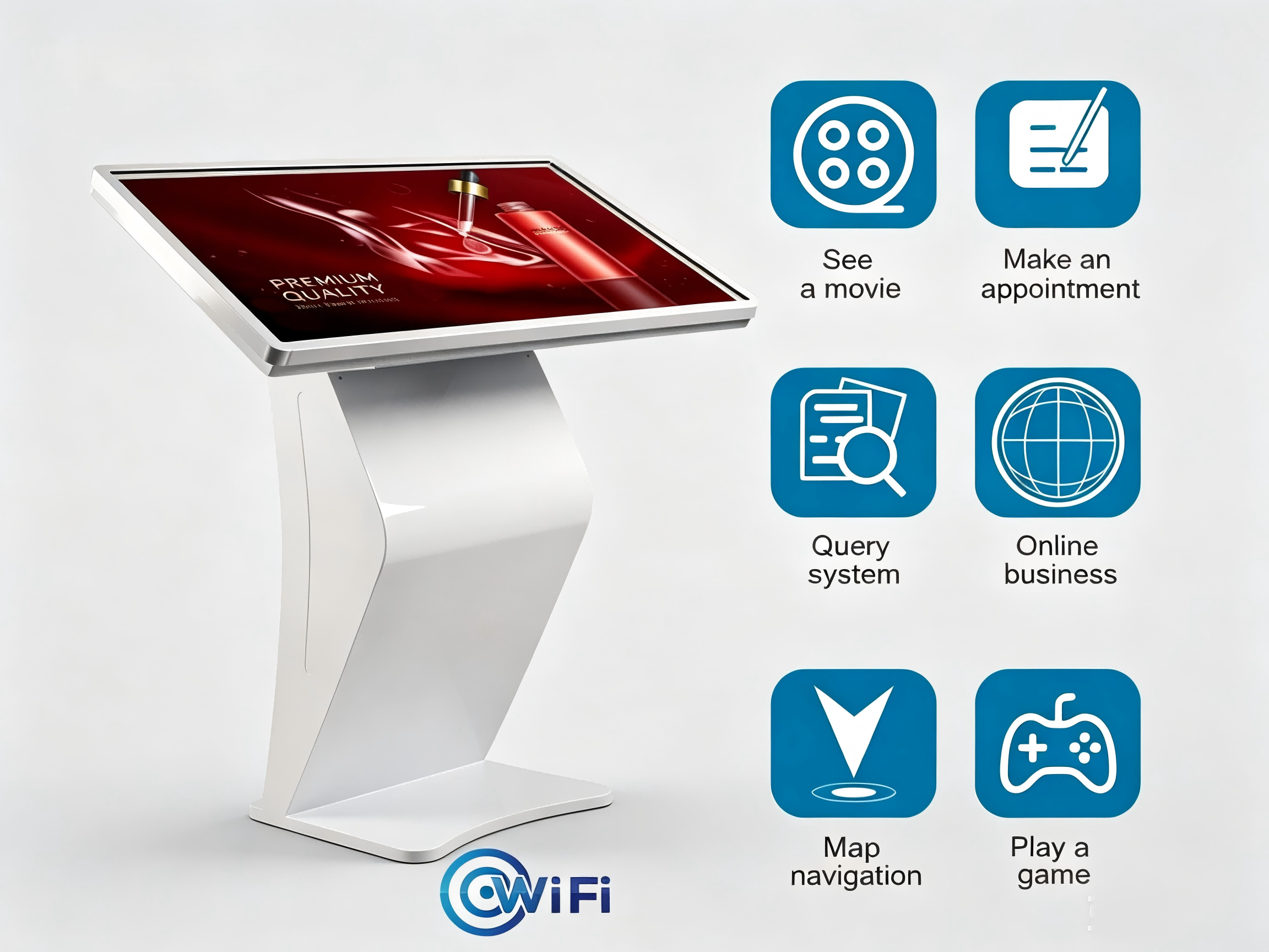 touch screen display kiosk