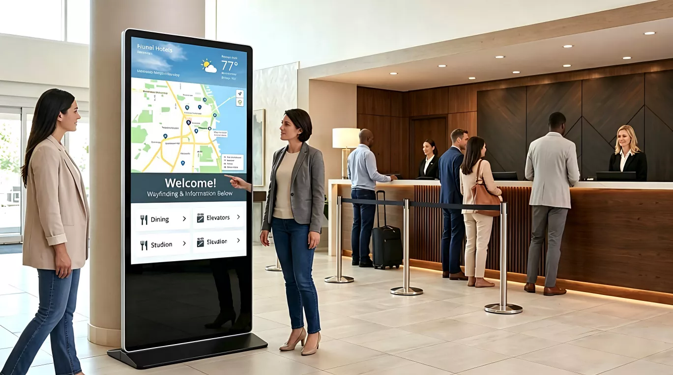 digital signage transportation industry