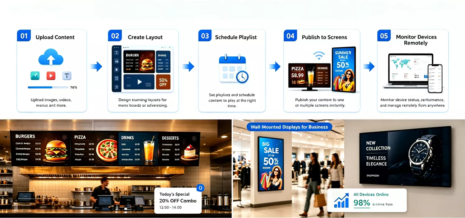 display signange software