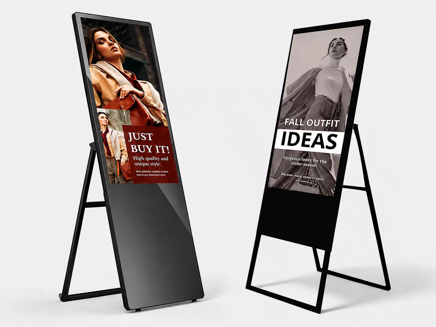 digital poster stand