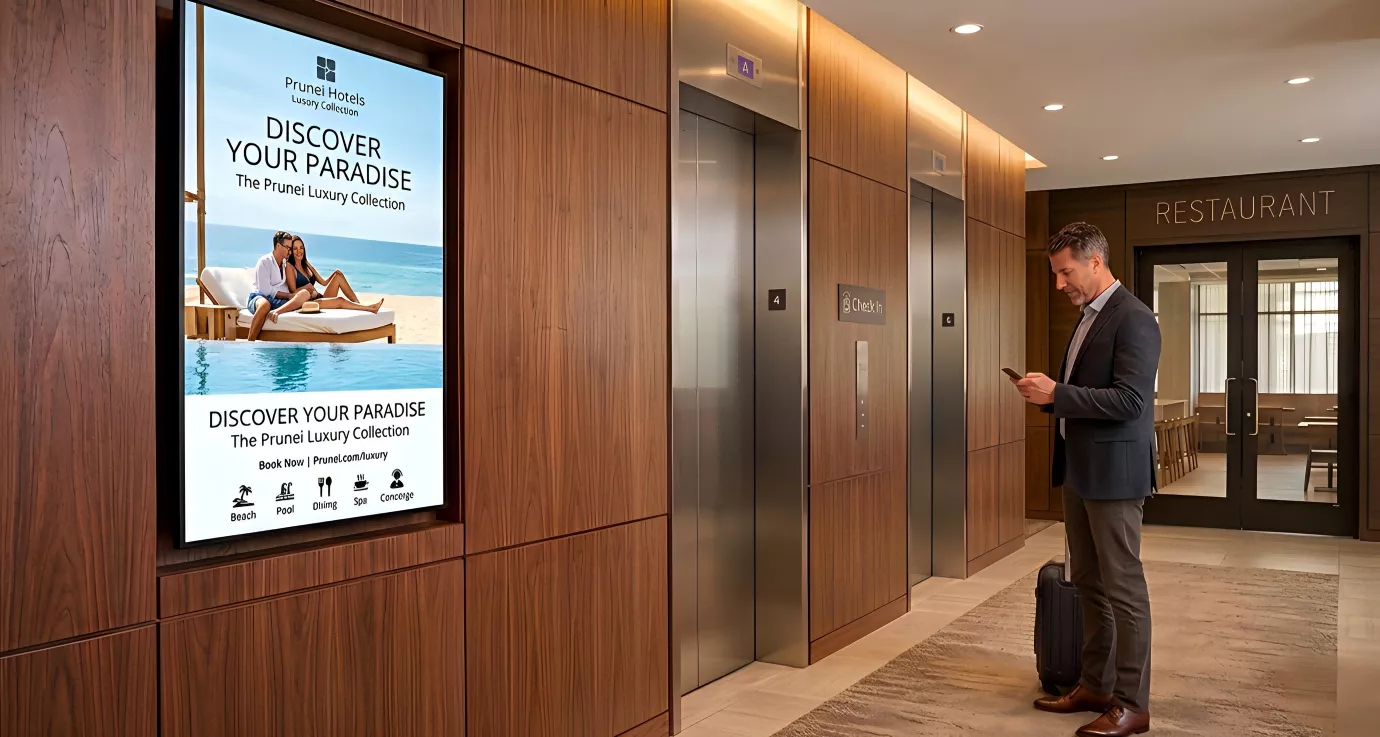 hotel digital signage
