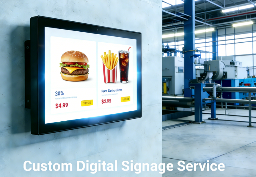 digital signage  custom service