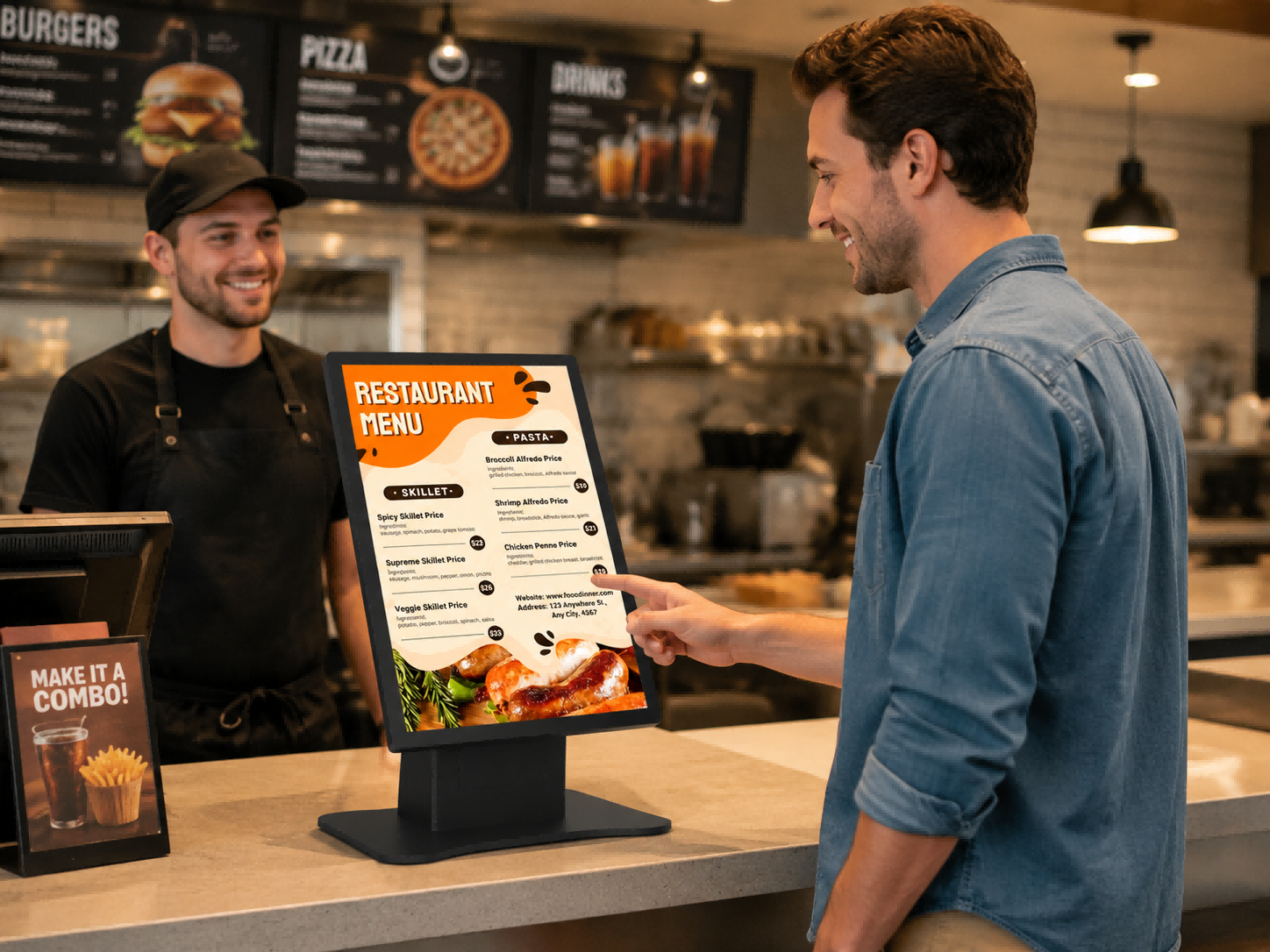 self-ordering system for restaurants